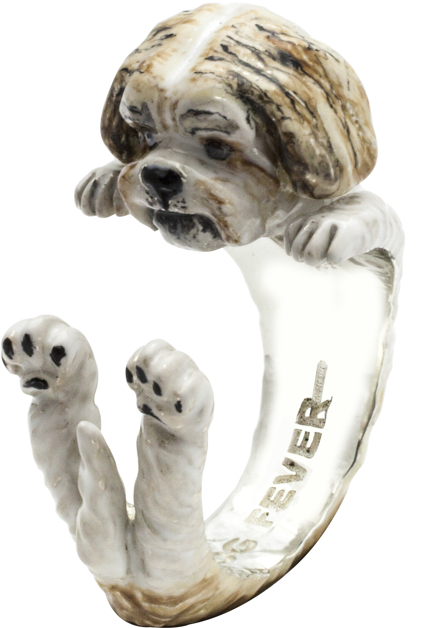 Shih Tzu Hug Ring - Shih Tzu Ring (3180x3180), Png Download