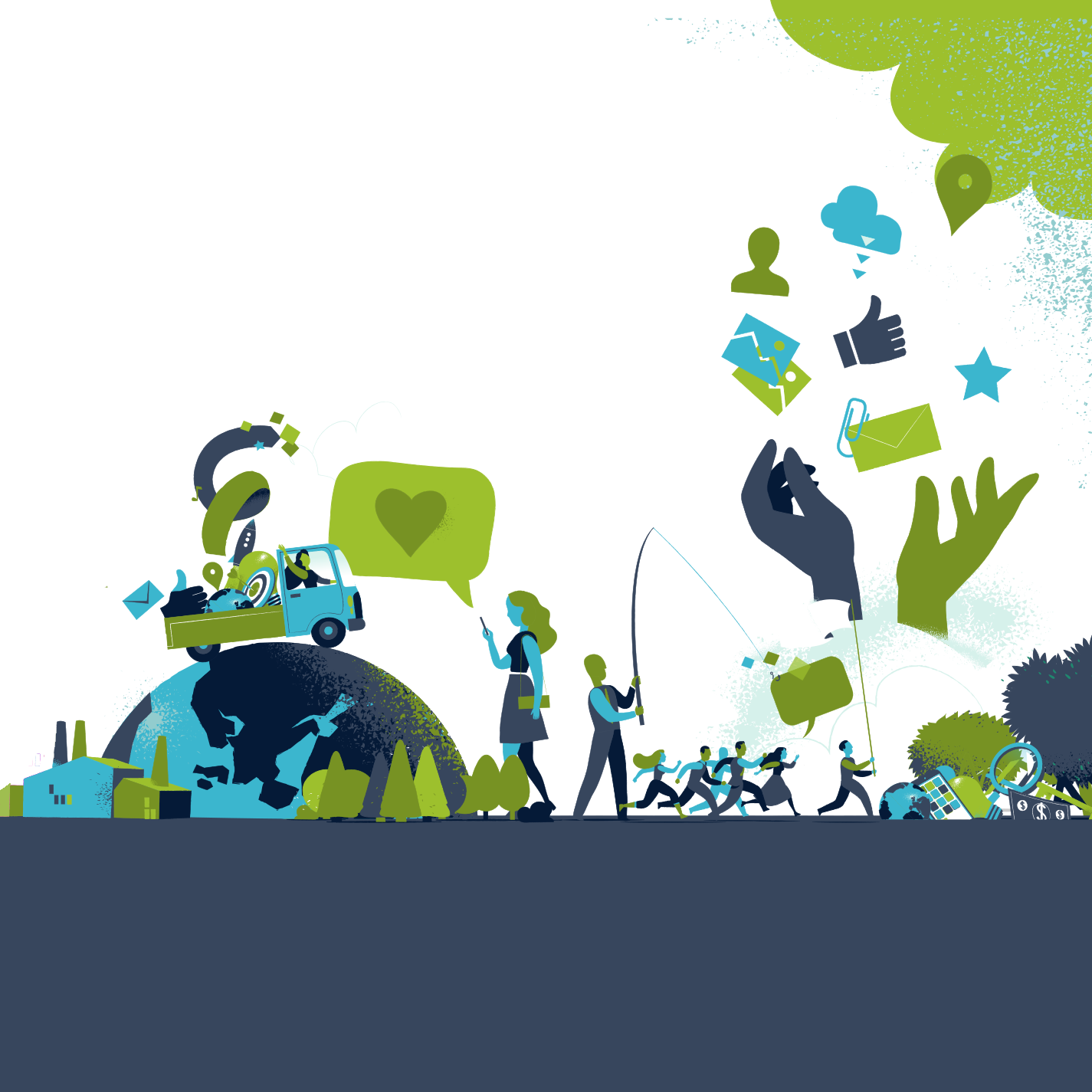 Welcome Back Walk Tall Media - Engagement Company (1425x1425), Png Download