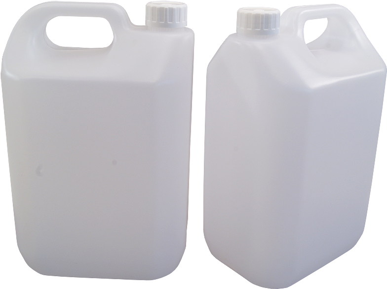 Jerrican Style Plastic Bottle With Handle - 5 Litre Gallon (800x800), Png Download