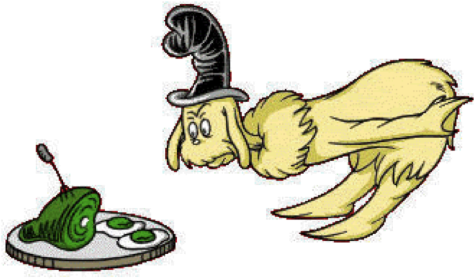 Pick A Character In A Dr - Green Eggs And Ham Unnamed Character (720x462), Png Download