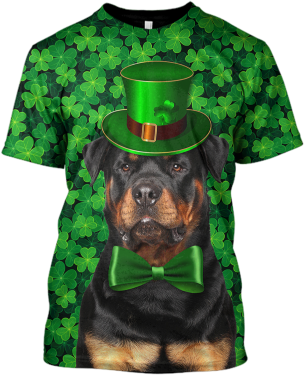 3d Rottweiler Full Print T Shirt - Mars T Shirt (800x799), Png Download