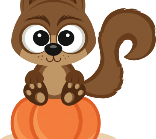 Red Squirrel Clipart File - Fall Squirrel (640x480), Png Download