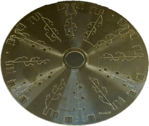 Compact Disc Elisa Chip - Circle (661x562), Png Download