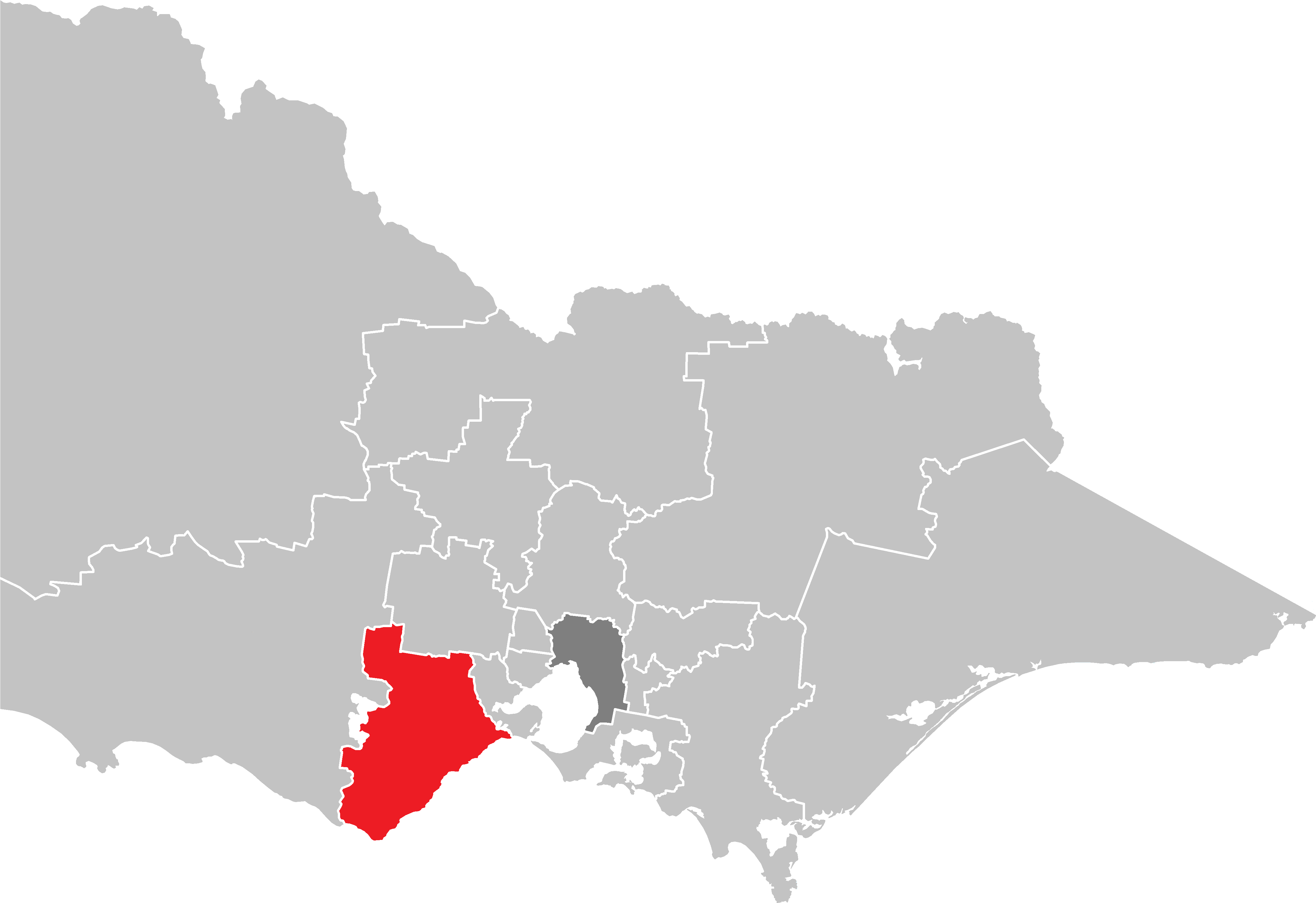 Australian Electoral Division Of Corangamite, 2016 - Geological Survey Of Victoria (4536x3136), Png Download