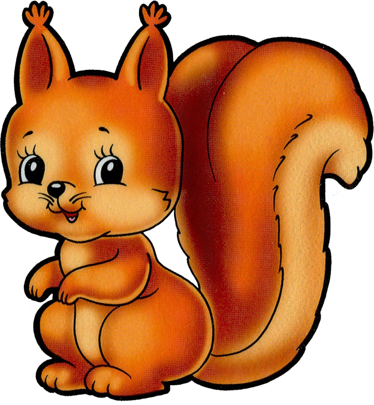 Cartoon Filii Pinterest Clip Art Felt Patterns Ⓒ - Clipart Cute Squirrel (737x800), Png Download