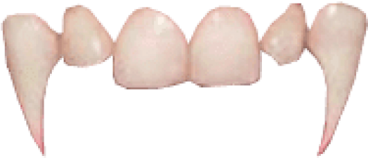 Download Vampire Teeth Png Images Background - Fang (850x709), Png Download