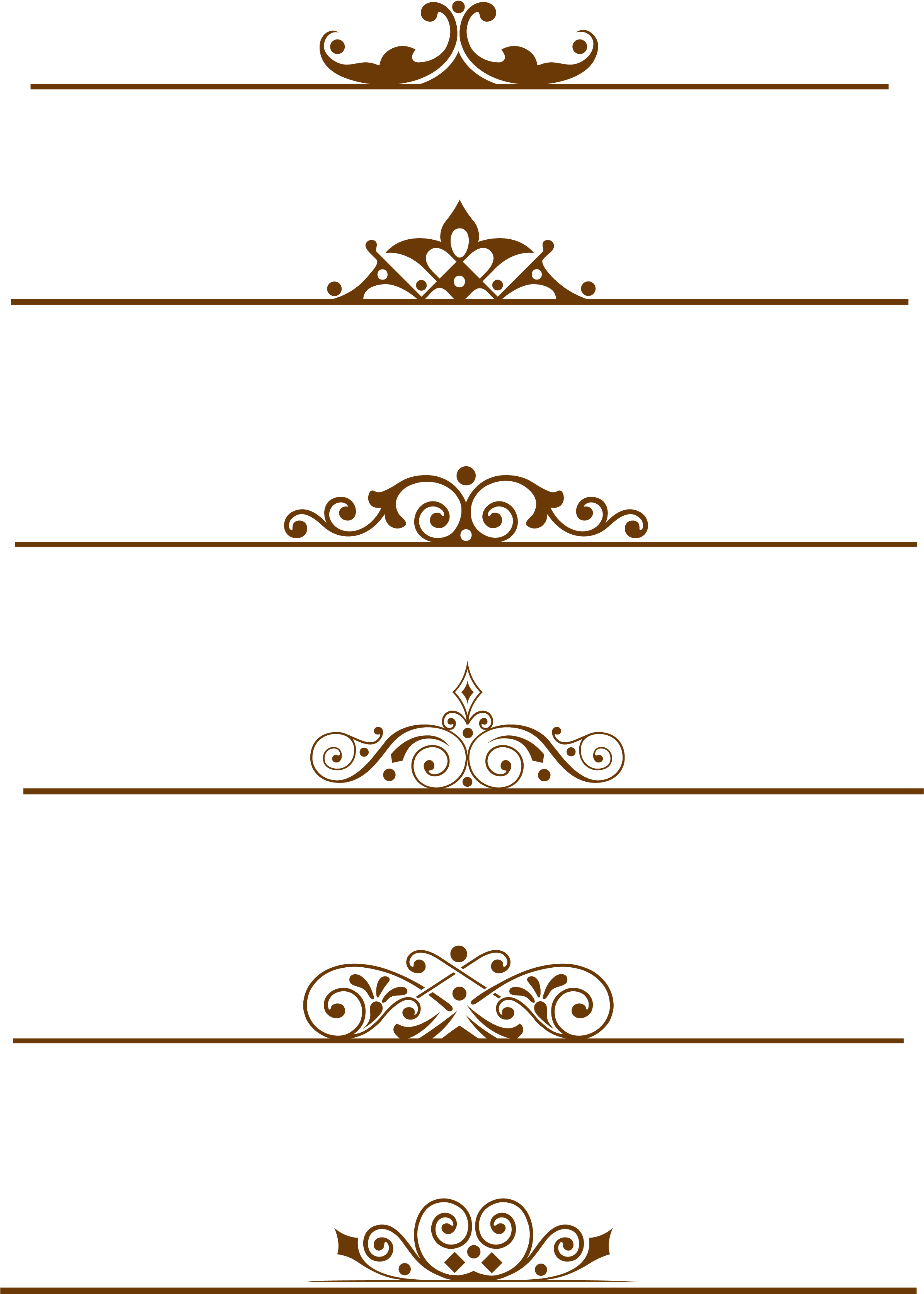 ボーダー 分割線 レトロ ヨーロッパ Pngとベクトル画像 - Tan (3072x4107), Png Download