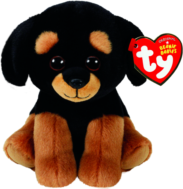 Trevour The Rottweiler Beanie - Ty Beanie Boos Trevour (650x655), Png Download