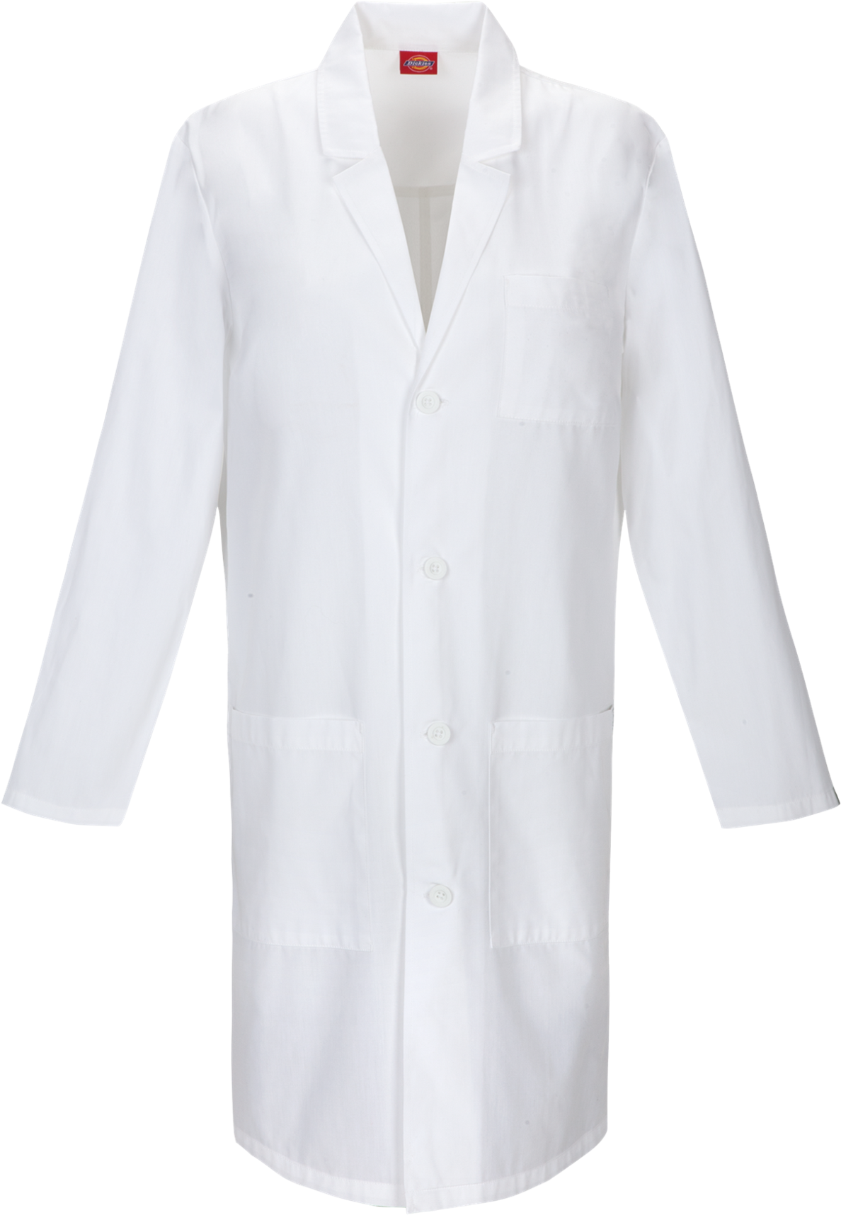 Dickies Unisex Notched Collar Lab Coat - Lab Coats (1400x1885), Png Download