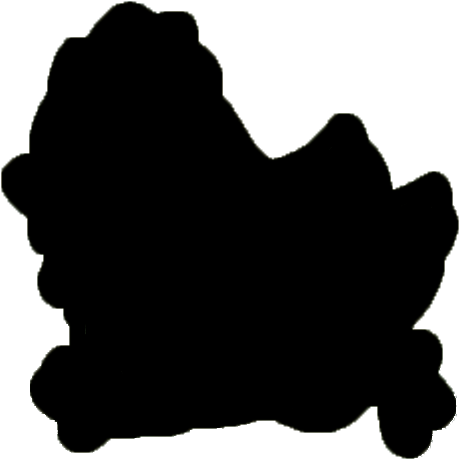 Silhouette Running Chick Black And White - Silhouette (1024x768), Png Download