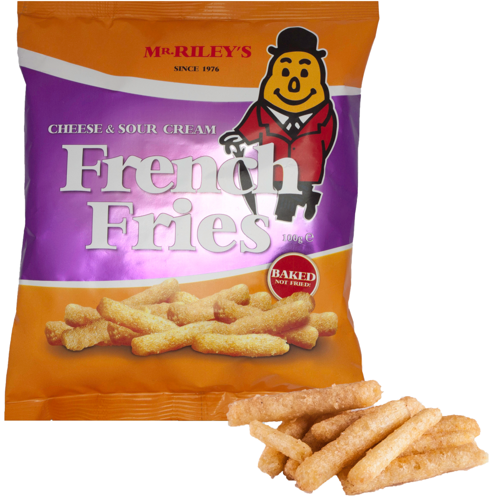 French Fries Cheese & Sour Cream - Mr Riley French Fries (1011x1024), Png Download