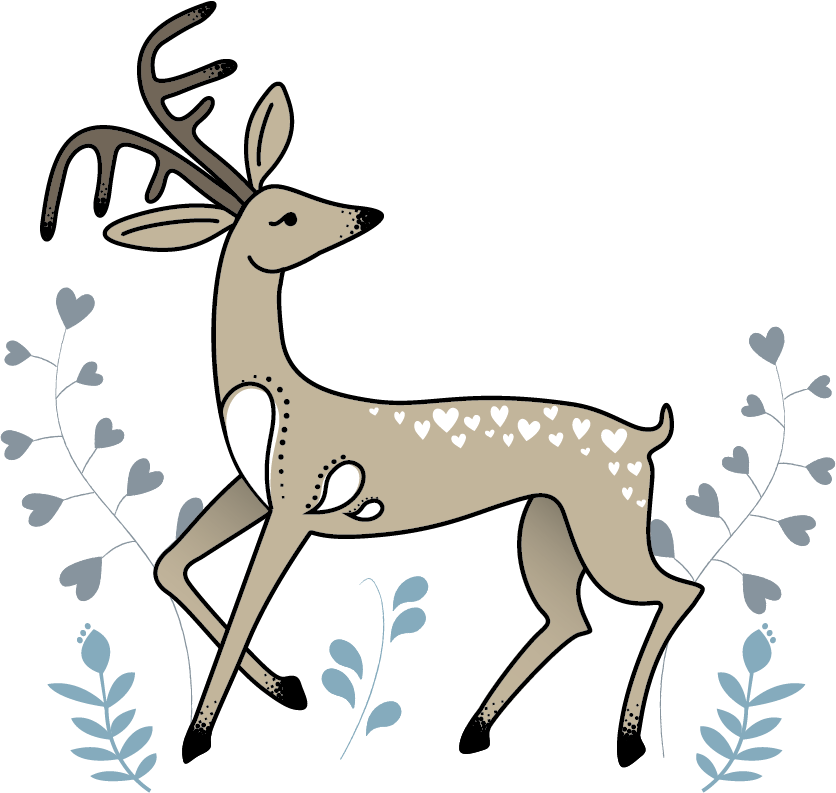 Baby's First Christmas - Reindeer (836x793), Png Download