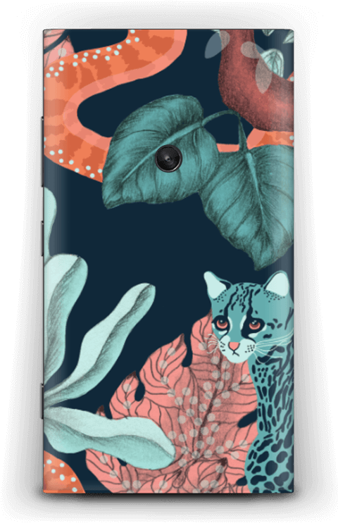 Jungle Cats Skin Nokia Lumia - Tabby Cat (534x800), Png Download