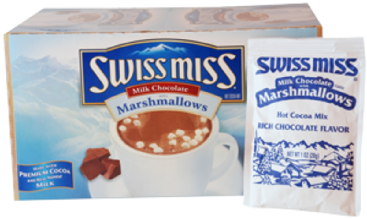 Swiss Miss Hot Cocoa With Marshmallows - Swiss Miss Milk Chocolate Marshmallows (1200x712), Png Download