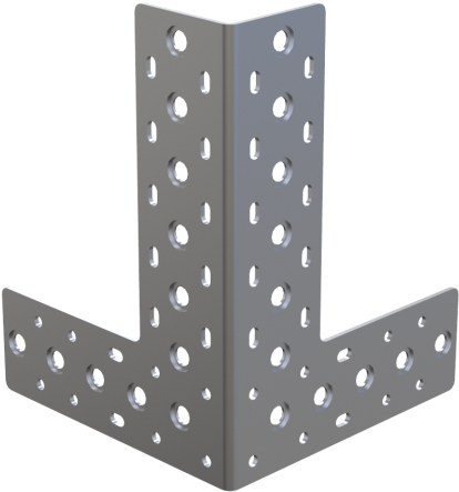 Beam To Beam Corner Plate High - Polka Dot (1000x562), Png Download