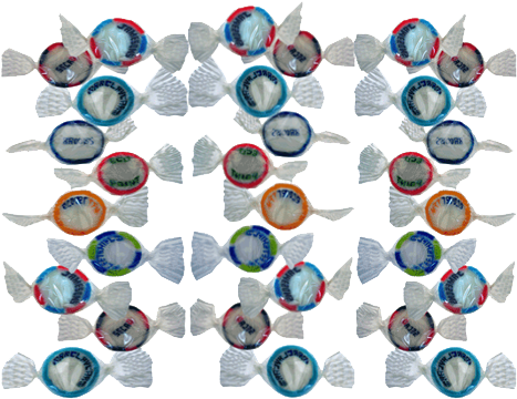 Individual Rock Sweets - Circle (566x566), Png Download