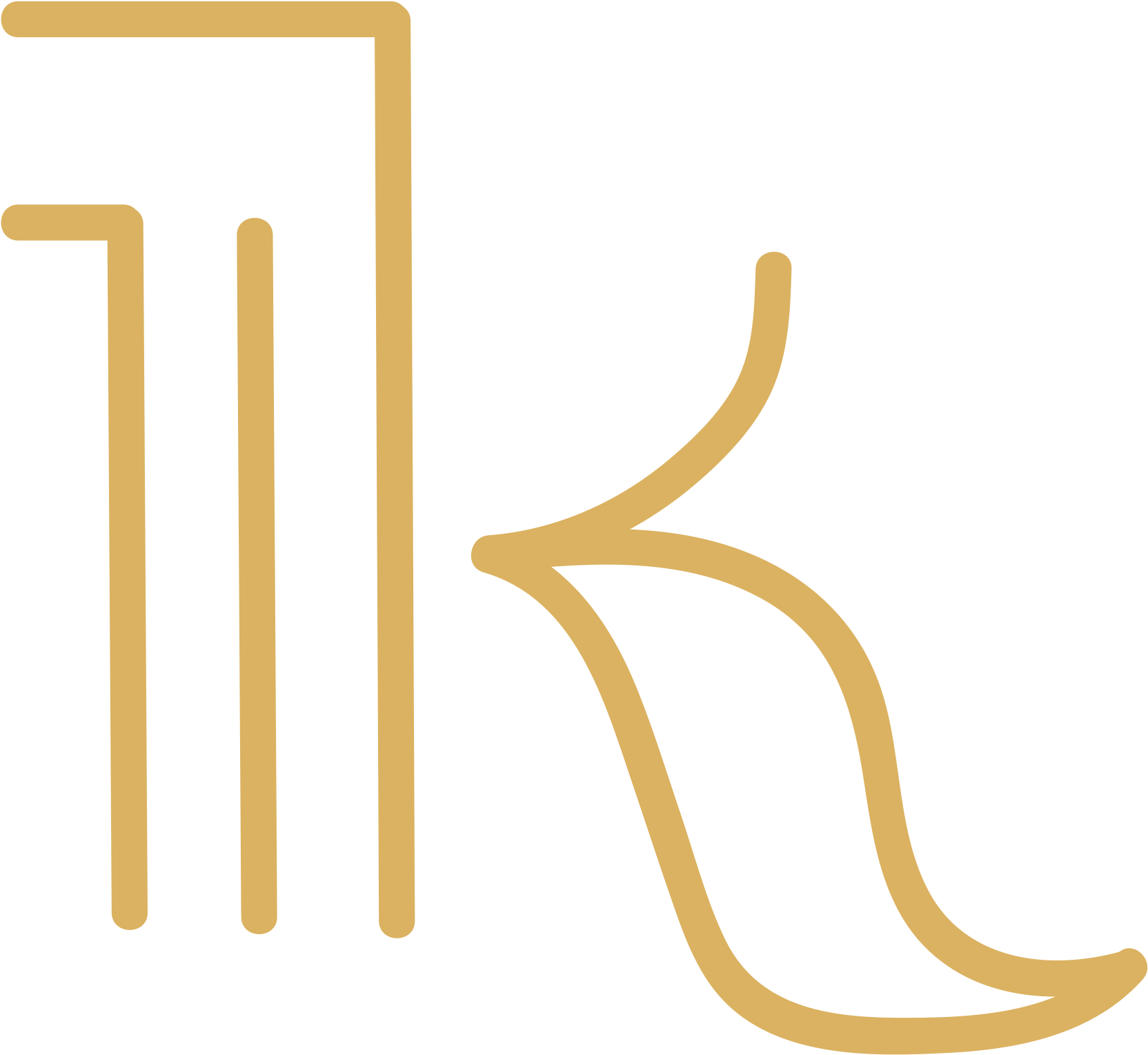 Kaufman Law, P - Calligraphy (2716x2569), Png Download