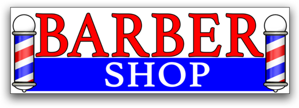 Barber Shop - Hotel Schild (600x600), Png Download