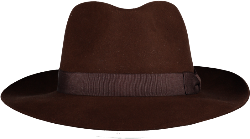 Brown 'ha' Fur Felt Hat - Cowboy Hat (800x460), Png Download