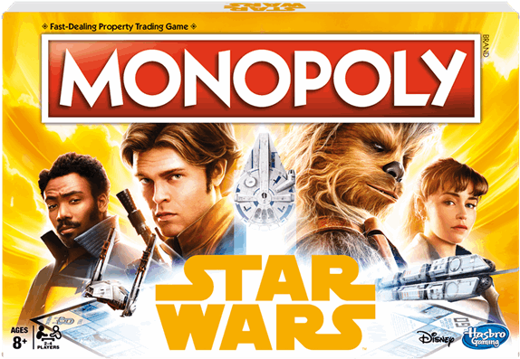 A Star Wars Story Edition Monopoly Board Game - Monopoly Star Wars (600x600), Png Download