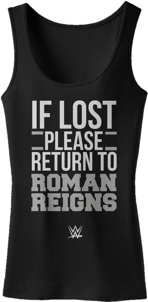 If Lost Please Return To Roman Reigns - Fille Nee En Avril (900x1089), Png Download