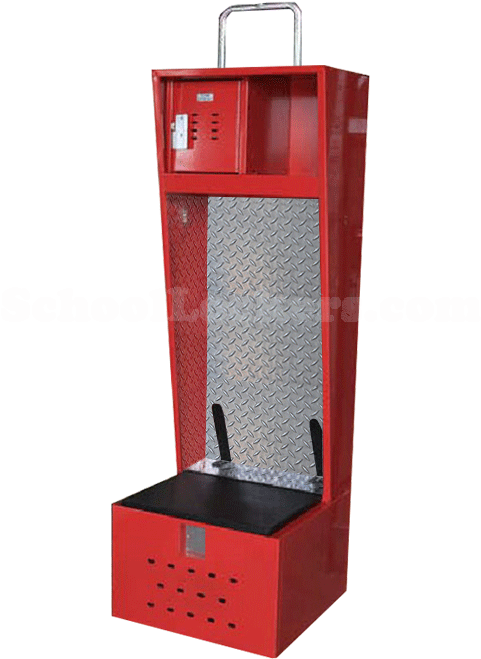 Football Equipment Locker - Locker Shoulder Pad Racks (720x720), Png Download