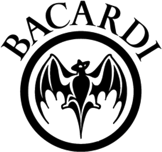 Bacardi Logo - Bacardi Bat Logo (996x942), Png Download