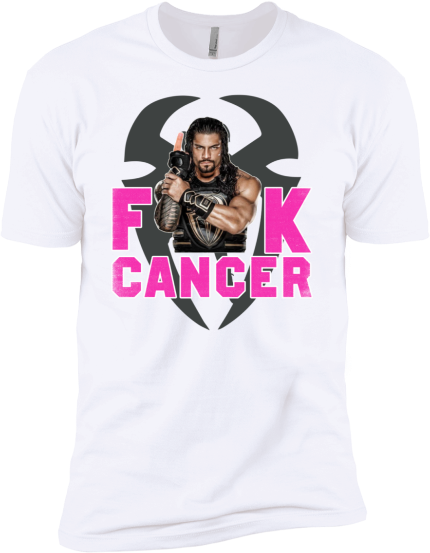 Roman Reigns Fuck Cancer Shirt Premium T-shirt - Hate New York Shirt (1155x1155), Png Download