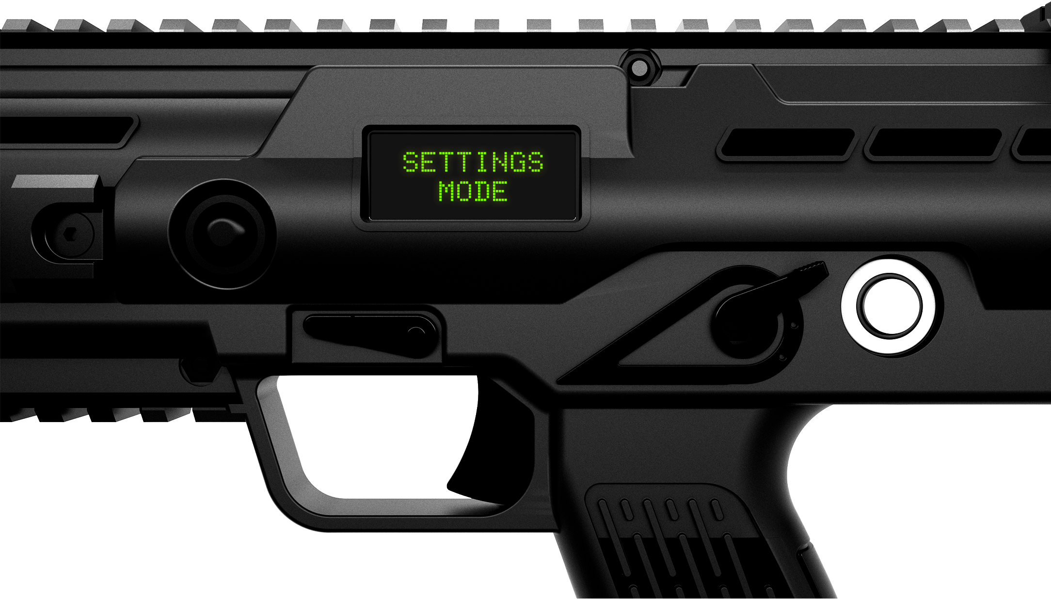 Now The Tagger Is Used In Laser Tag Clubs Worldwide - Trigger (2168x1236), Png Download
