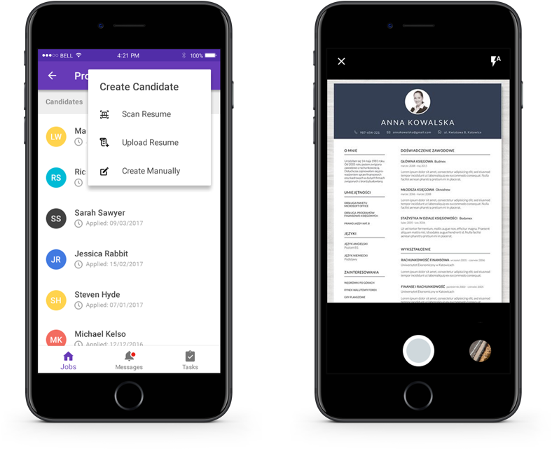 Increase Recruiter Productivity - Iphone (900x843), Png Download