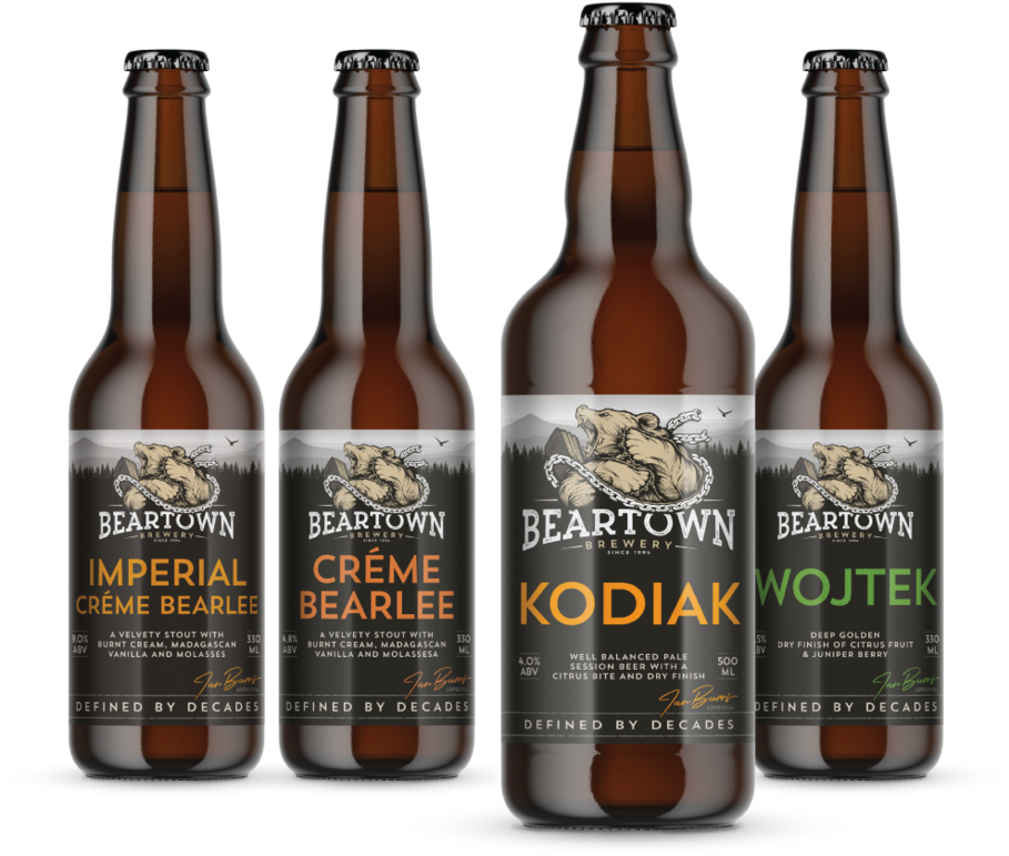 Beartown-bottles - Beer Bottle (1000x773), Png Download