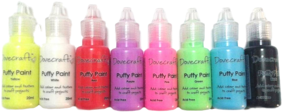 Puffy Paint 20ml / Red - Plastic Bottle (1024x575), Png Download