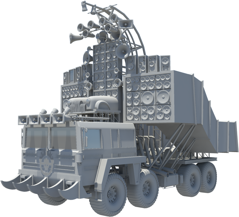 Warboys Armada Doof Wagon - Medium Tactical Vehicle Replacement (1280x720), Png Download