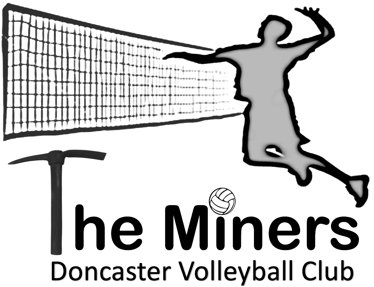 The Miners Doncaster Volleyball Club - Badminton (1297x1013), Png Download
