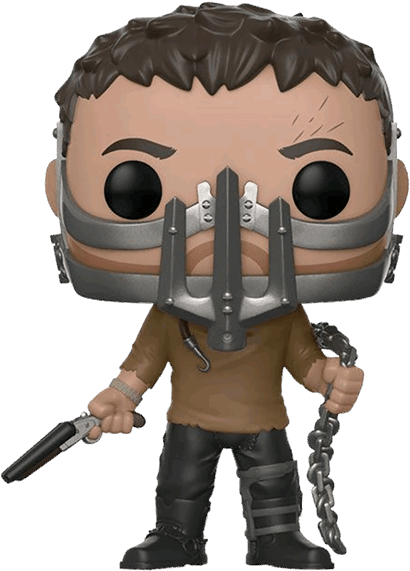 Max With Cage Mask Pop Vinyl Figure - Funko Mad Max (600x600), Png Download