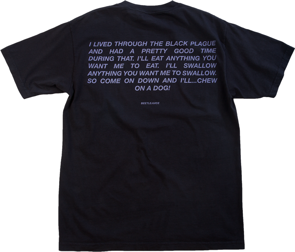 Beetlejuice Third Times A Charm Black Tee - Rekta Sa Kalye Logo (1200x1200), Png Download