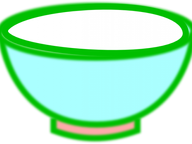 Bowl Clipart Cereal - Circle (640x480), Png Download