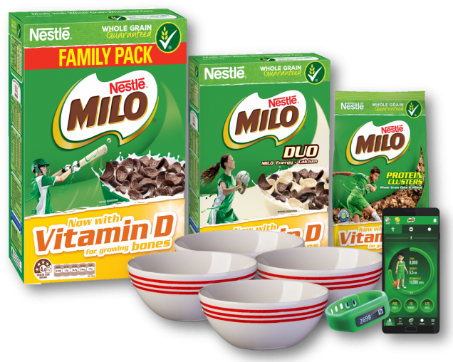 2 Milo Cereal Champ Packs To Give Away - Nestle Milo (645x507), Png Download