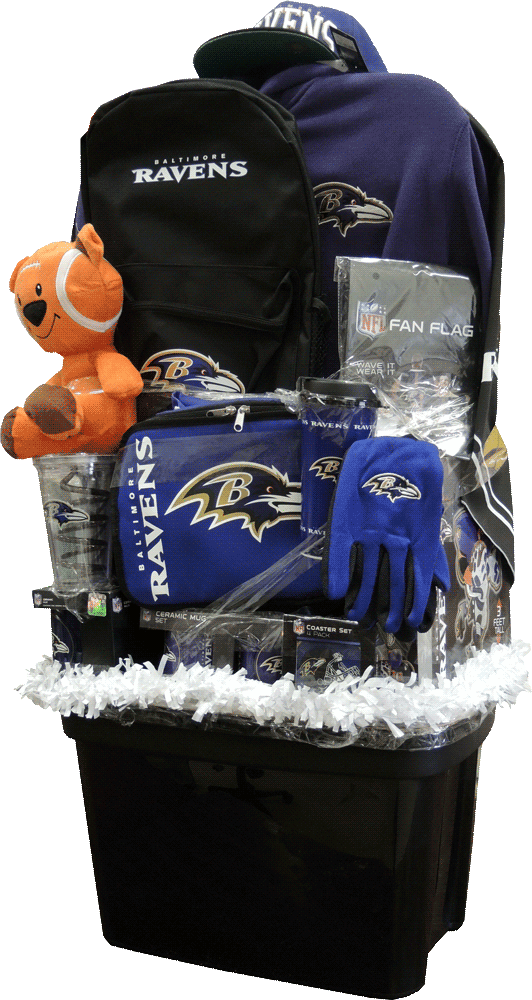 Baltimore Ravens Basket - Baltimore Ravens (532x1000), Png Download