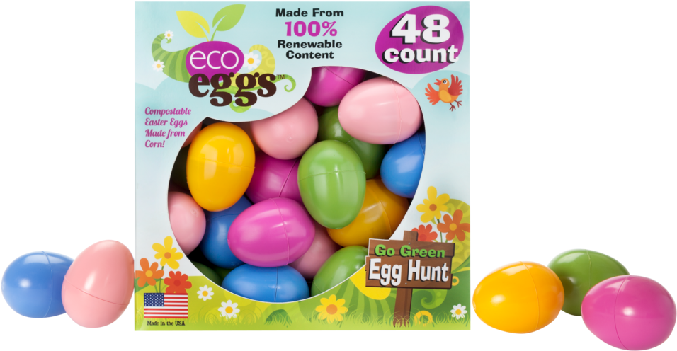 2 48-count Boxes Of Large Eggs - Boxes For Easter Eggs (1023x543), Png Download