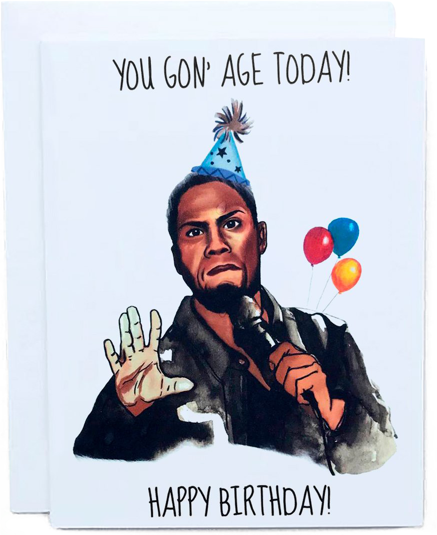 Kevin Hart Birthday Card (1175x1175), Png Download