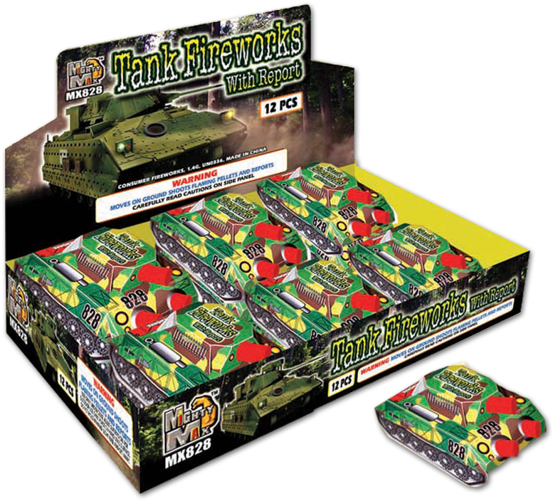 Keystone Fireworks Novelty - Fireworks Tanks (800x800), Png Download