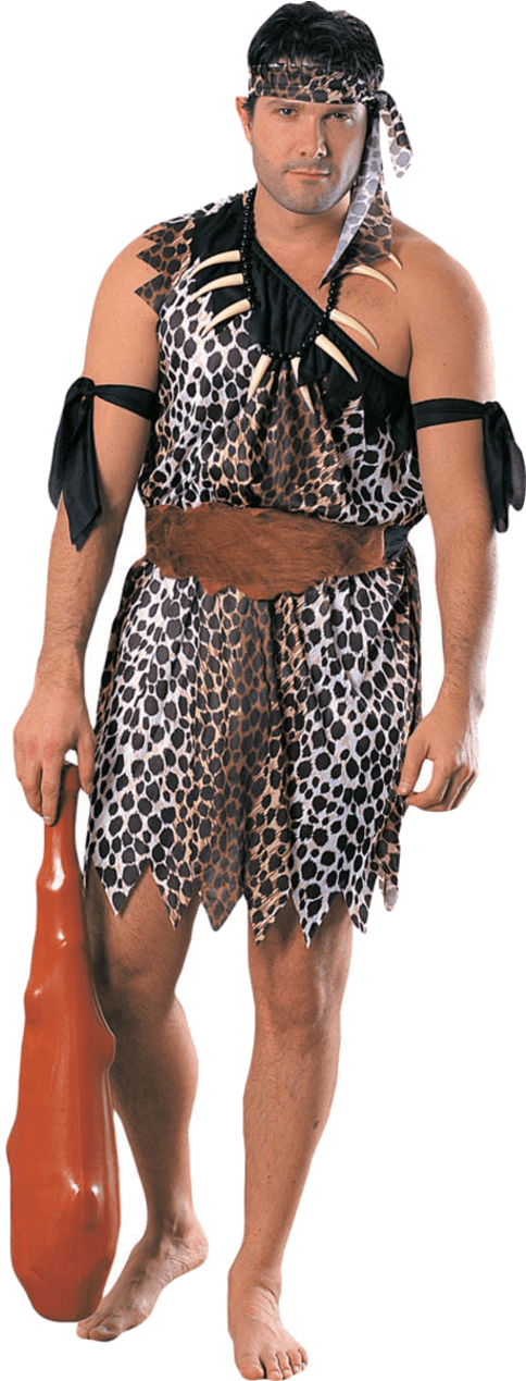 Sc 1 St Jokers Masquerade - Ancient Stone Age Clothes (800x1268), Png Download