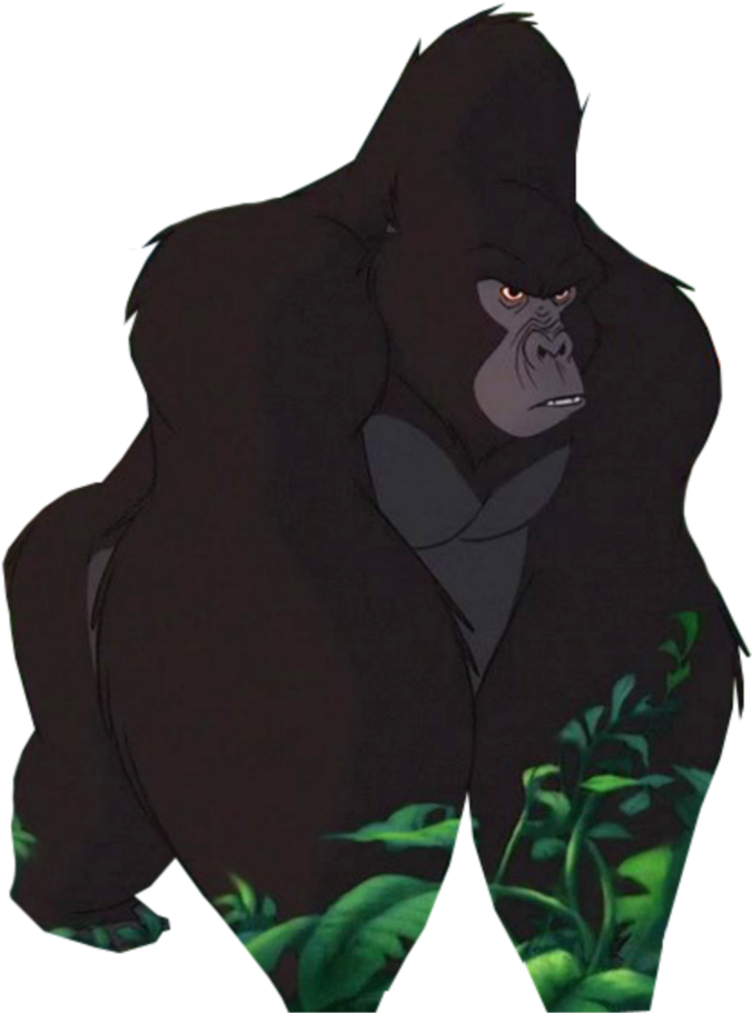 Tarzan Disney Gorilla (1024x1024), Png Download