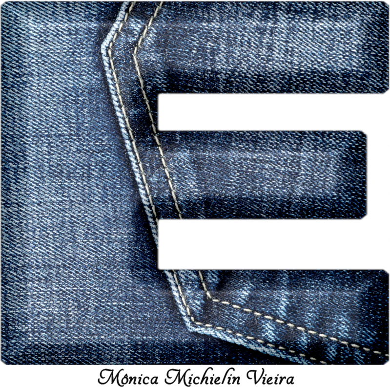 Alfabeto De Jeans Png - Pocket (800x800), Png Download