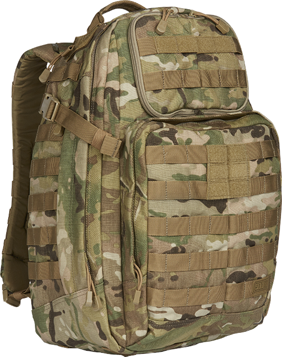 Rush24™ - Backpack - 5.11 Rush 24 Multicam (550x695), Png Download