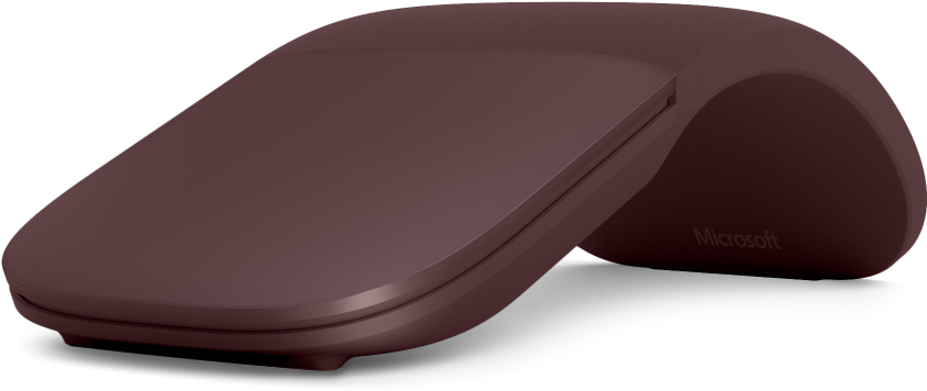 Microsoft Surface Arc Mouse In Burgundy, Designed To - Microsoft Surface Laptop Mouse (1000x1000), Png Download