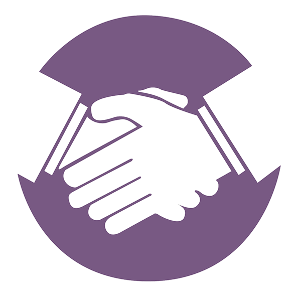 Handshake-circle - Llc Or Llp (590x590), Png Download