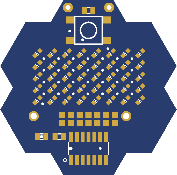 Led Matrix Christmas Tree Ornament A Minimal, Snowflake-shaped (603x596), Png Download