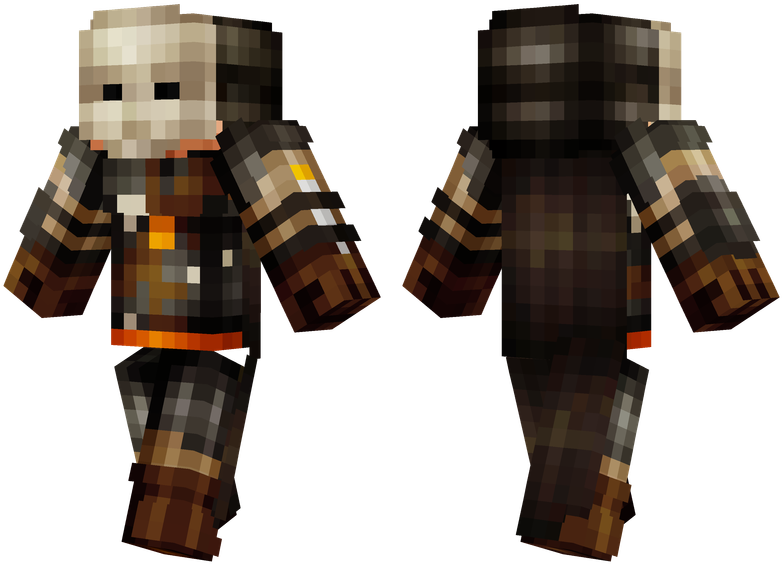 X5 Hunter - Minecraft Skin Templar Knight (804x576), Png Download